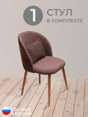 Стул для кухни Вертикаль велюр коричневый...